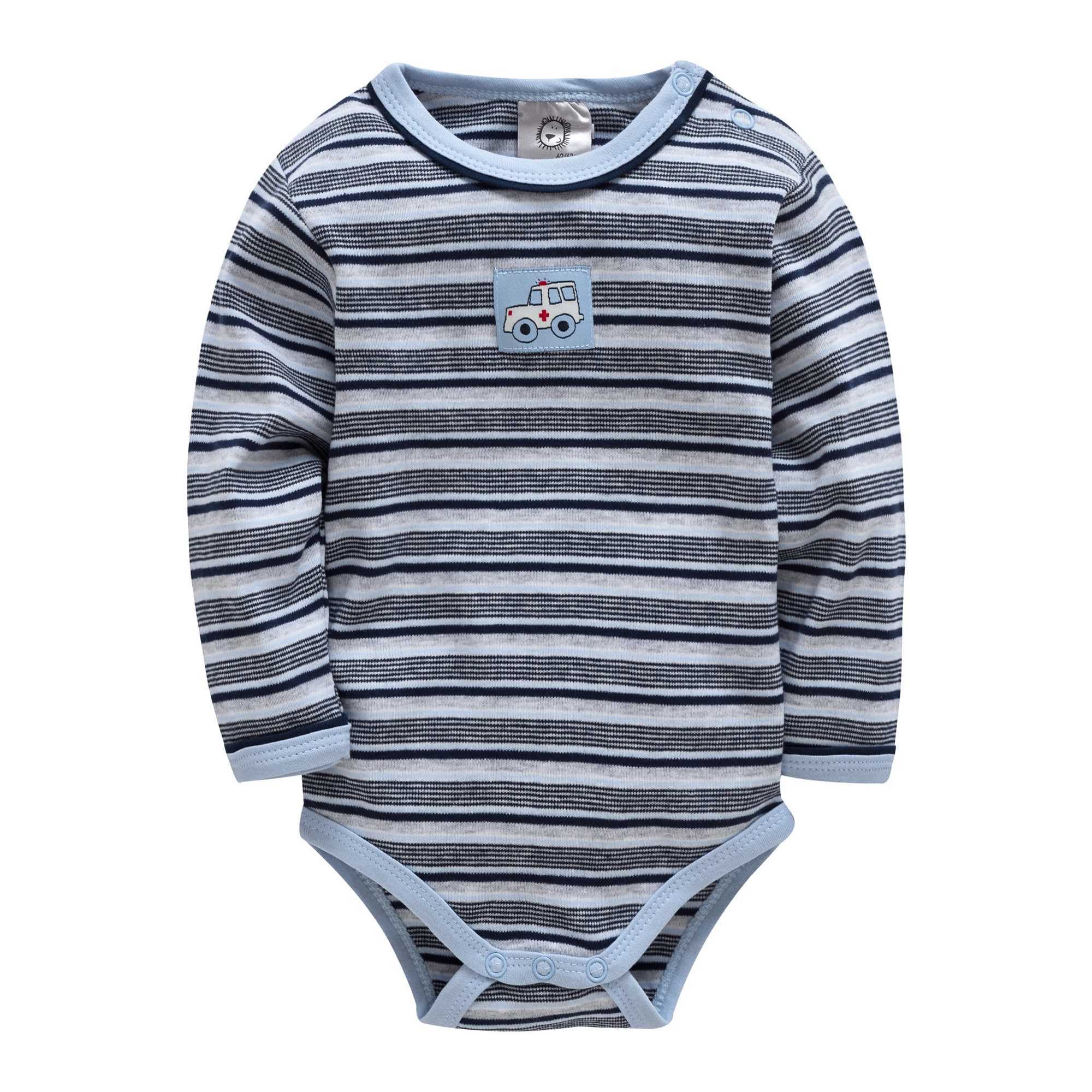 Rompers Honeyzone nowonarodzone ubrania chłopięce chłopiec rompers Stripe Pełny rękaw karetka karetka karetka jongen niemowlę kombinację kombinezonu piżamą bebes d240425