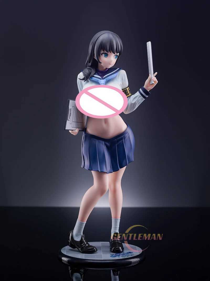 Action Toy figures daiki japonais anime majimeka fille sexy fuuki lin-san jk jugement uniforme ver.1/6 PVC Figure Modèle de collecte pour adultes Toys Y240425D7TM