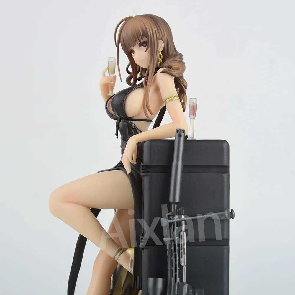 Action Toy Figures Aixlan 21cm Girls Frontline Anime Figure DSR-50 PVC Action Figure M4A1 ST AR-15 Figurine Collectible Model Toys Kid Gift Y240425CI0L