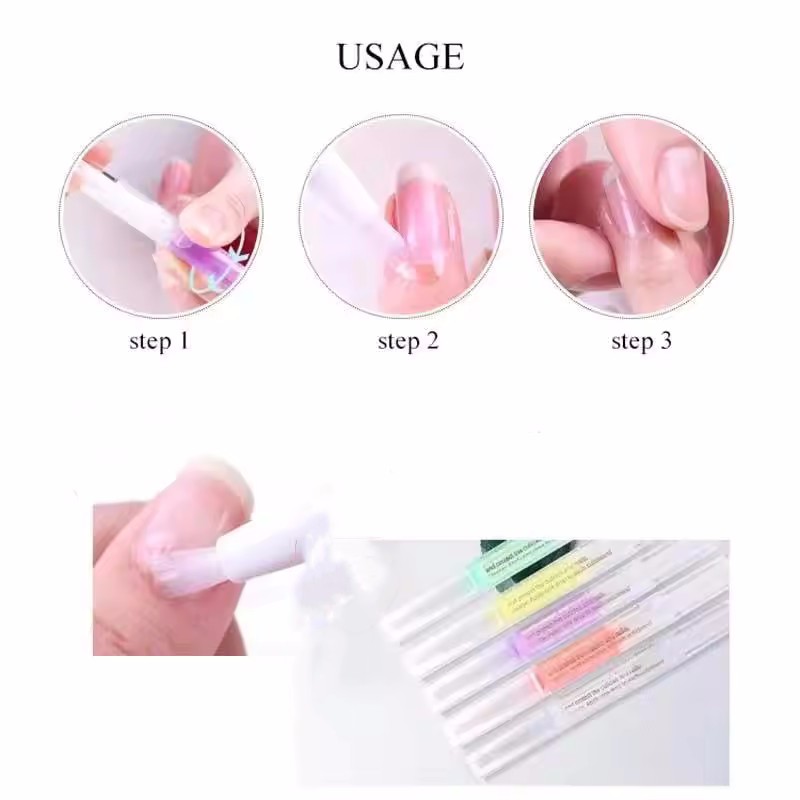 Beauty Personal Care Nail Cuticule Nouristion Revitalizer Huile différents styles Nail Exfoliator Remover Brush stylo