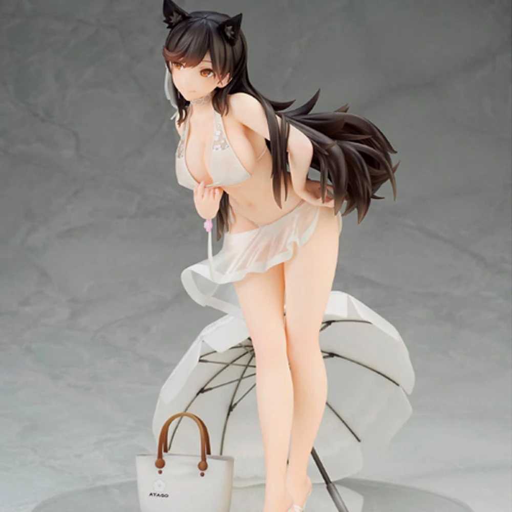Action Toy Figures Azur Lane Atago Sexy Girls Summer Swimsuit Ver. PVC Action Figure Model Anime Adult Collectible Toy Doll Birthday Christmas Gift Y2404252W99