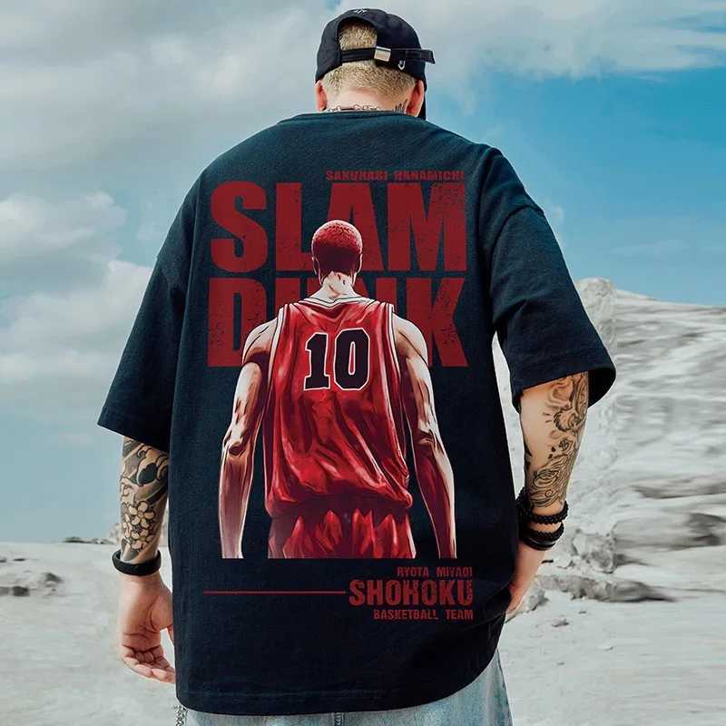 Men's T-Shirts Men Oversized T Shirt Hip Hop Streetwear Baskeball team Print Tshirt Harajuku Cotton Short Sleeve T-Shirt 5XLL2404