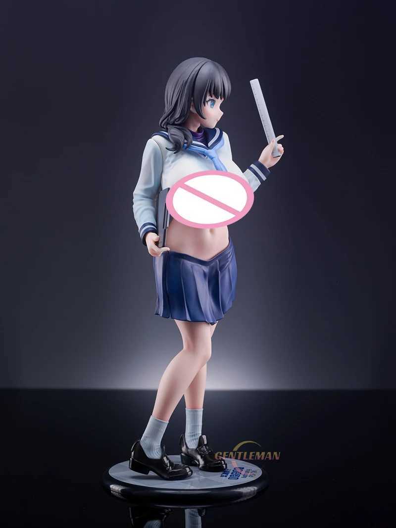 Action Toy Figures Daiki Anime giapponese Majime sexy Girl Fuuki Lin-san JK Giudizio uniforme Ver.1/6 PVC Figura adulti Raccolta adulti giocattoli bambole Y240425d7tm