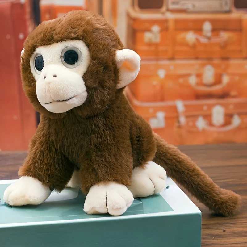 Animaux en peluche en peluche Jouet Long Tail Modèle de singe idiot mignon Simulation de poupée mignon Cartoon mignon