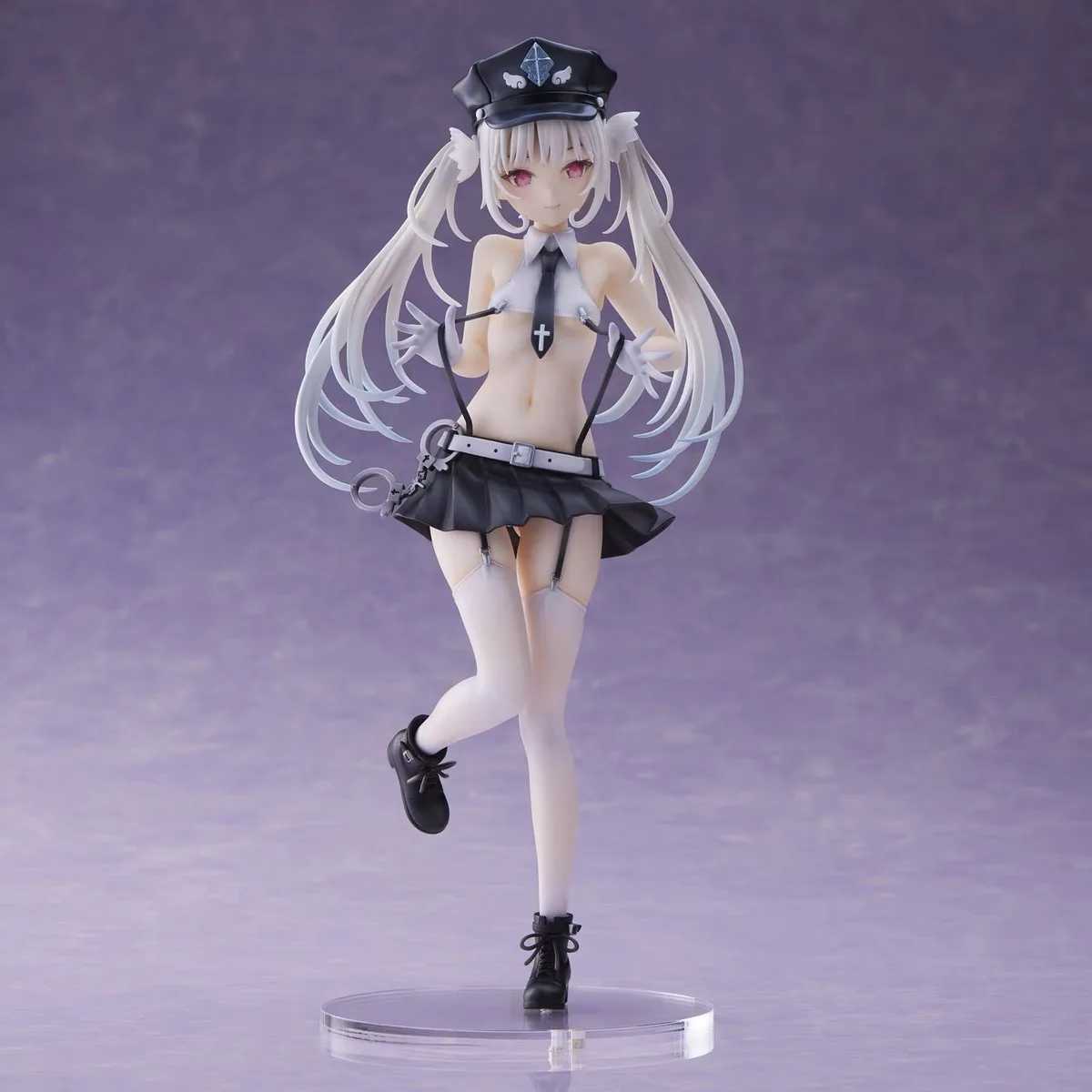 Action Action Toy Figures 23cm Creative Anime Figure Angel Police Sexy Girl PVC Action Figure Modive Figuine Model Toys Doll Doll Y240425ZX41