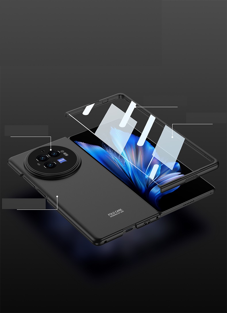 Mat Vivo x Fold 3 Pro 3 Pro Kılıf İnce Plastik Katlanır Koruyucu Film Kapağı