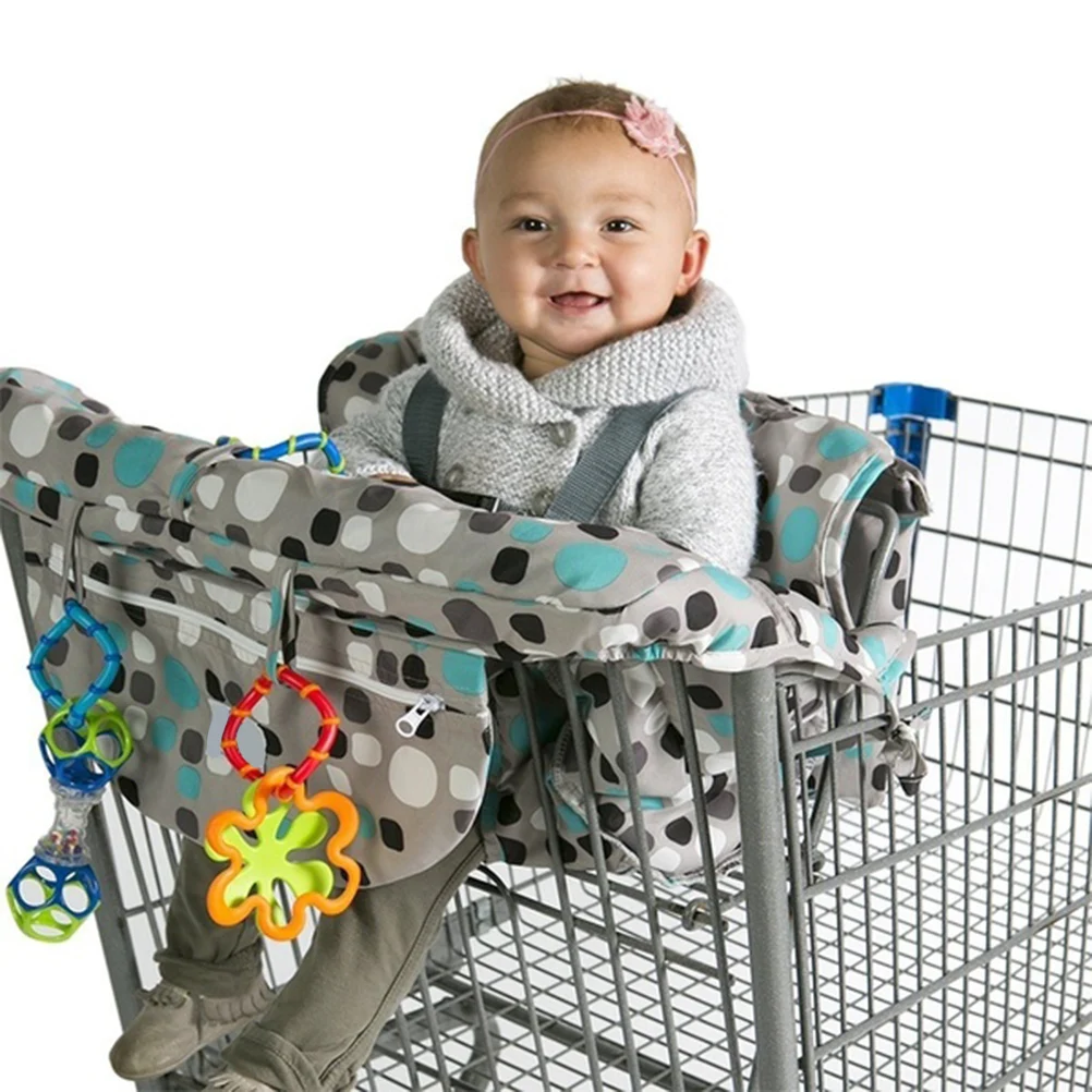 Covers Foldable Baby Shopping Cart Cover Cushion Babi Trolley stoel stoel Mat Wasbare stoelafdekking Protector