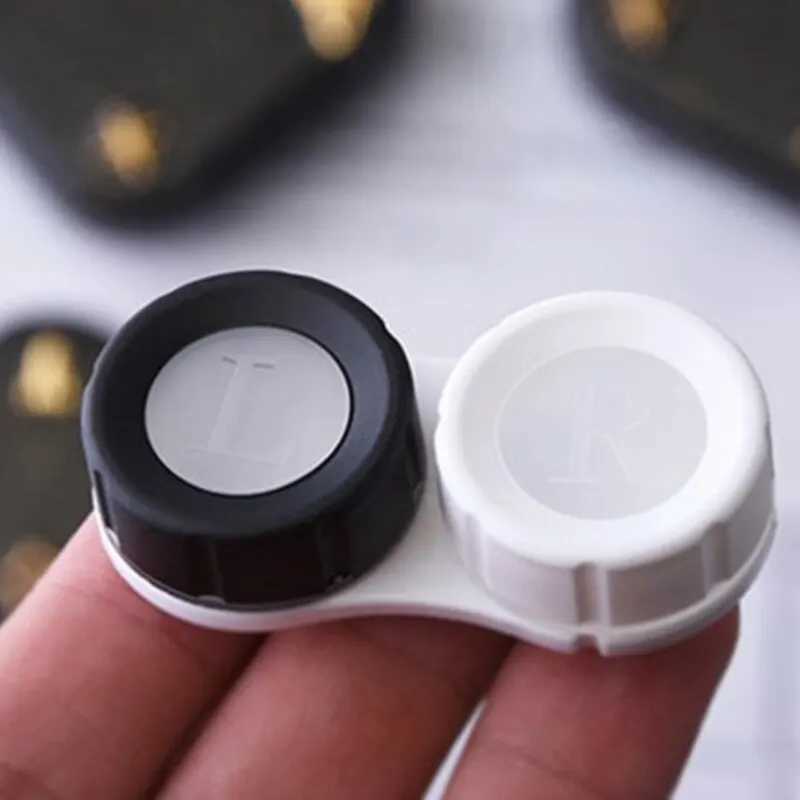 Contactlens accessoires cartoon planeet contactlenzen opbergdoos ogen verzorging kit houder doos contact lens kist reinigingscontainer ogen ogen zorggereedschap D240426