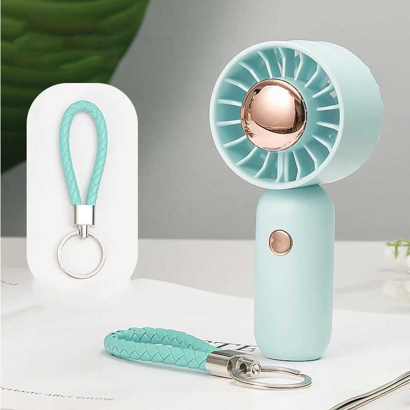 Electric Fans New Electric Mini Cute Fan USB Charging Quiet Desktop Portable Little Yellow Duck Fan Strong Wind 3 Speeds Adjustable School