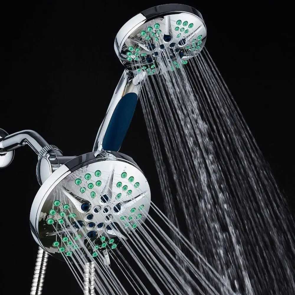 Bathroom Shower Heads 6 High Pressure Shower Head Combo Luxury tings Rainfall Hand Chrome 6745