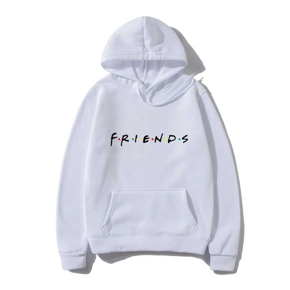 Men's Hoodies Sweatshirts Men Hoodie Autumn Winter Men Funny Print Friends Harajuku Hoodie Sweatshirts Hip-Hop Male Hooded Pullover Hoody Strtwear Coat T240425