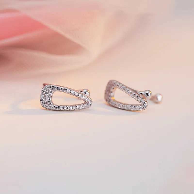 Charm Korean Crystal Clip Earrings For Women Zircon Without Hole Fake Earring Party Jewelry Single Ear Bone Clip Earings Ear Cuff