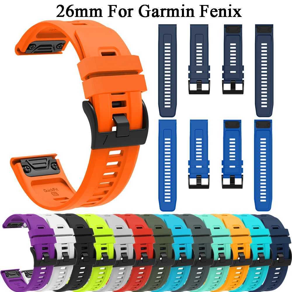 Watch Bands Garmin Fenix 7X 6X 6XPro 5X Plus Easyfit wristband for quick release 240424