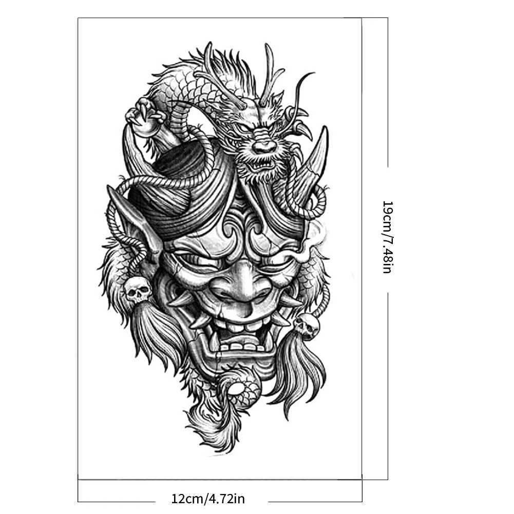 Transfert de tatouage ARM TATOO Autocollant Wolf Lion Tattoo Tatoo Sticker Tiger 3D Tatouage imperméable Tatouage Cool pour filles Amateur garçons couple 240426