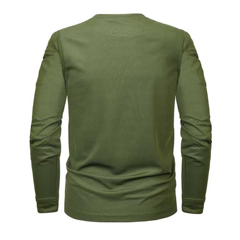 Camisetas táticas Camisa de roupa militar tática Camisa masculina seca rápida de mangas compridas Militares Militares Chaques Casuais Casual Camiseta Camise