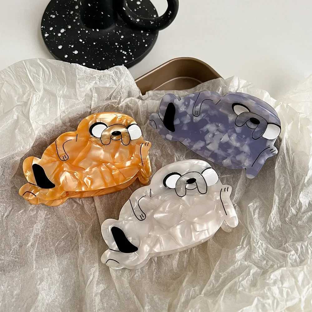 Clamps YHJ New Lazy Sleeping Seal Hair Claw Cute Funny Animal Claw Clip Birthday Party Gift Cartoon Hair Accessories for Women Girls Y240425