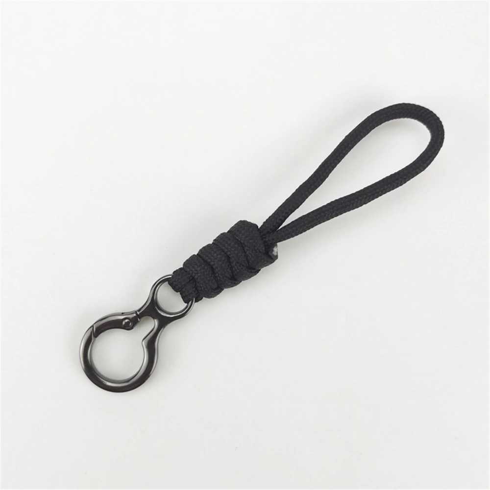 Keychains Lonyards créatifs tressés paracord tissé porte-clés pour hommes femmes porte-clés unisexe portefeuille