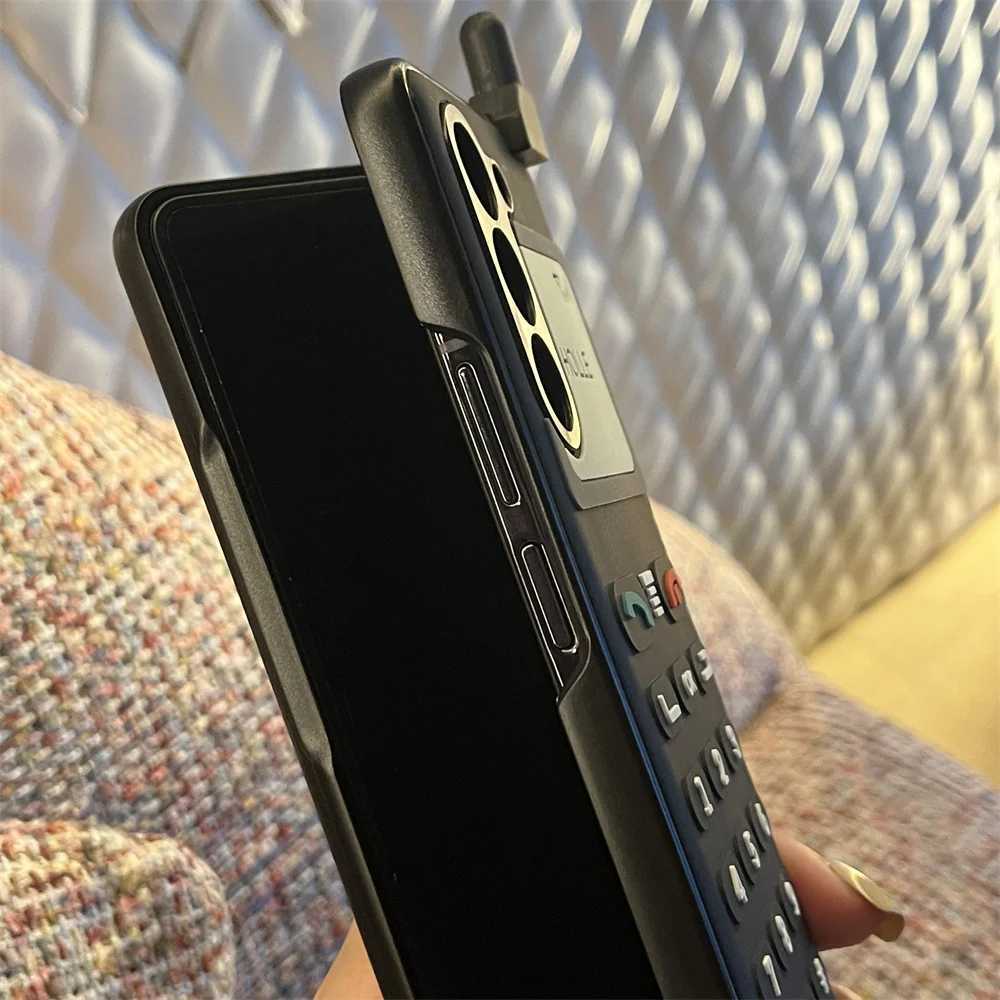 Случай сотовых телефонов Симпатичный 3D телефона, подходящий для Samsung Galaxy Z Fold 5 4 3 5G Shock Wave Hard Cover J240426