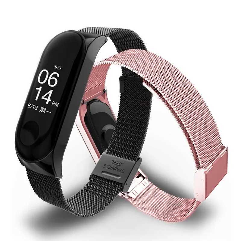 Guarda fascia sportiva in acciaio inossidabile adatto a Xiaomi Mi Band 6 5 4 Bracciale smartwatch 240424