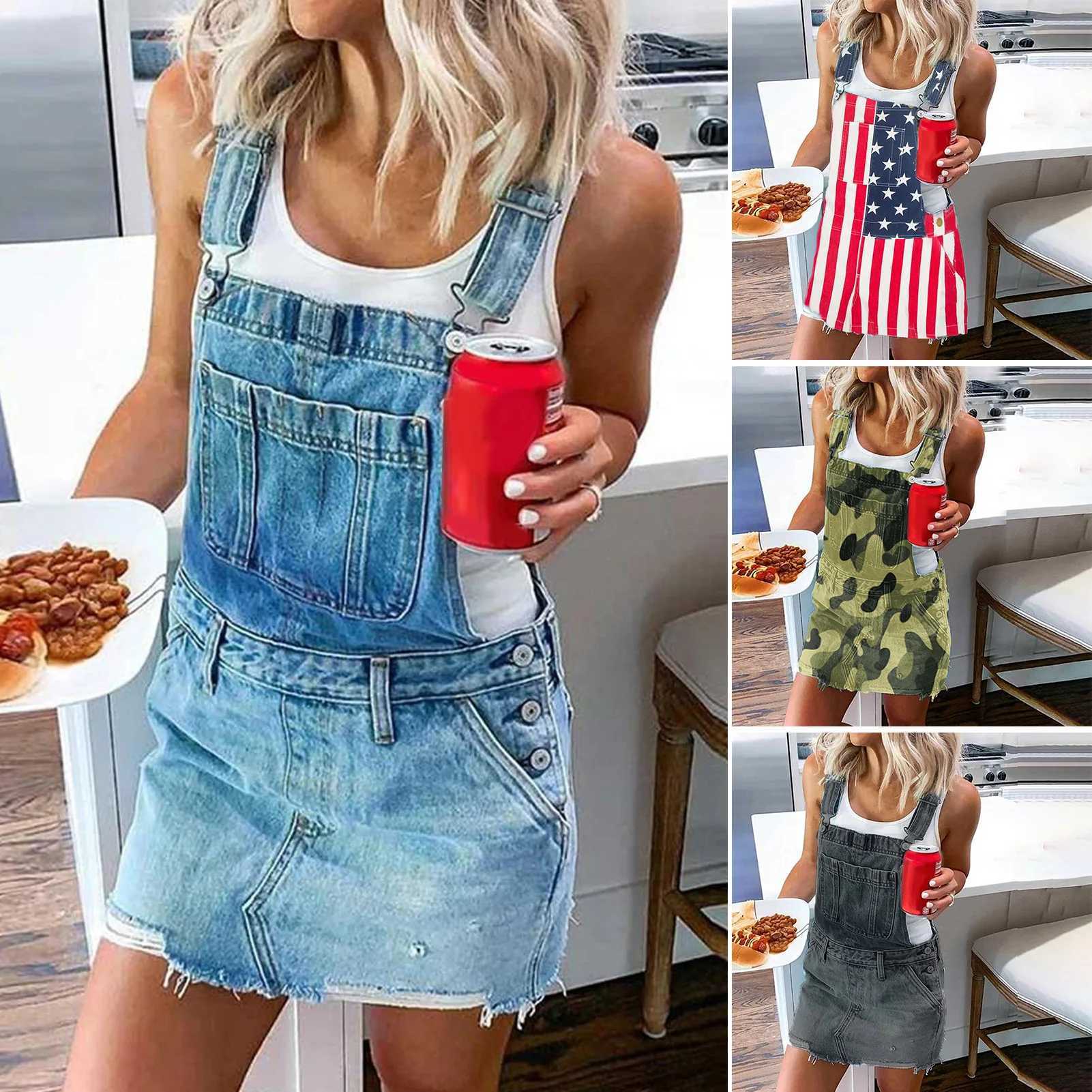 Grundläggande casual klänningar Leopardknapp ner denim sexig klänning dam ärmlös klänning jeans lång skjorta klänning kvinnor sommar vestido elbise robe sukienka