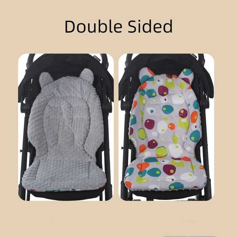 Stroller Parts Accessories Baby stroller seat cushion double cotton seat cushion side seat cushion baby stroller cushion baby stroller accessoriesL2404