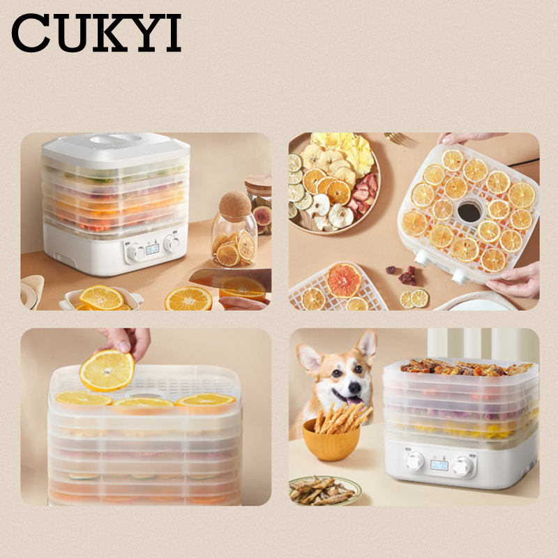 Intelligent Fruit Dryer Long Lasting Thermostatic Food Dehydrator Fruit Vegetable Meat Dehydrated Pet Snack Drying Machine