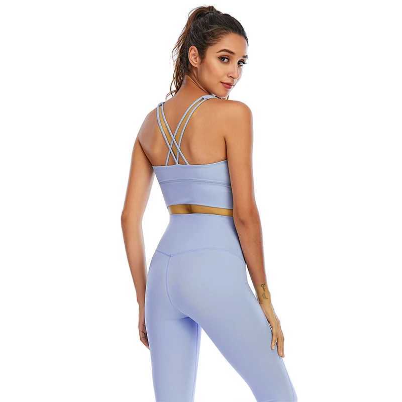 Tracce femminili da donna sensazione di yoga set di yoga set di gambe da donna set di fitness set yoga abito di abbigliamento sportivo sportswear 240424