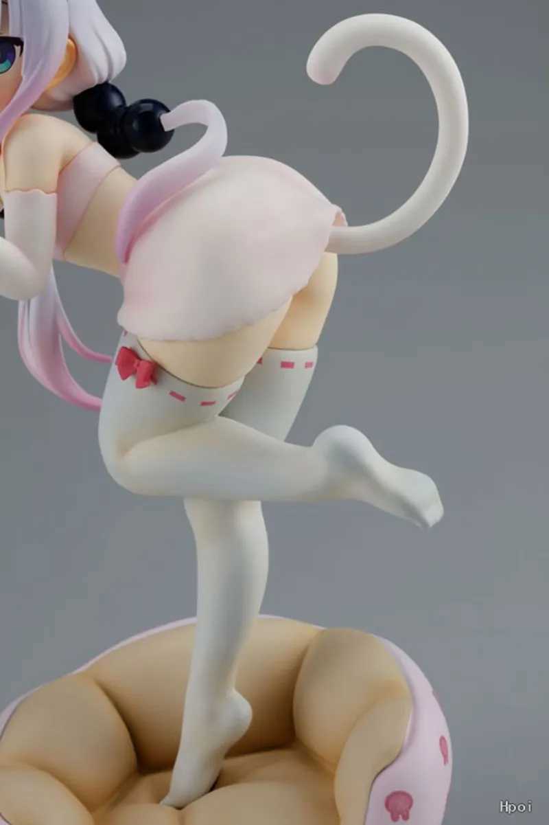 Eylem Oyuncak Figürleri 20cm Kannakamui Anime Miss Kobayashis Dragon Maid Tohru Sevimli Catwoman Kawaii Kız Eylem Figür Japon Bebekler Oyuncak Hobileri Y2404259LP0