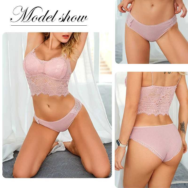 Culotte de femmes finetoo / set womens coton sous-vêtements M-2xl sous-vêtements bas de gamme patch mode travail de dentelle en dentelle