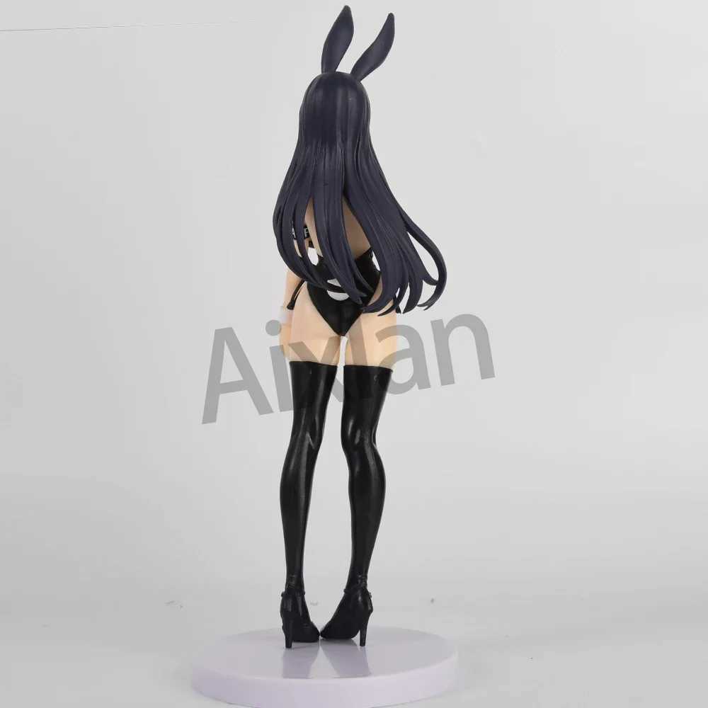 Action Figures de jouets 25cm Libération de la figure d'anime de style B Sakurajima Mai PVC Figure d'action Azusagawa Sakuta Figurine Collectible Modèle Toys Kid Gift Y2404259EAG