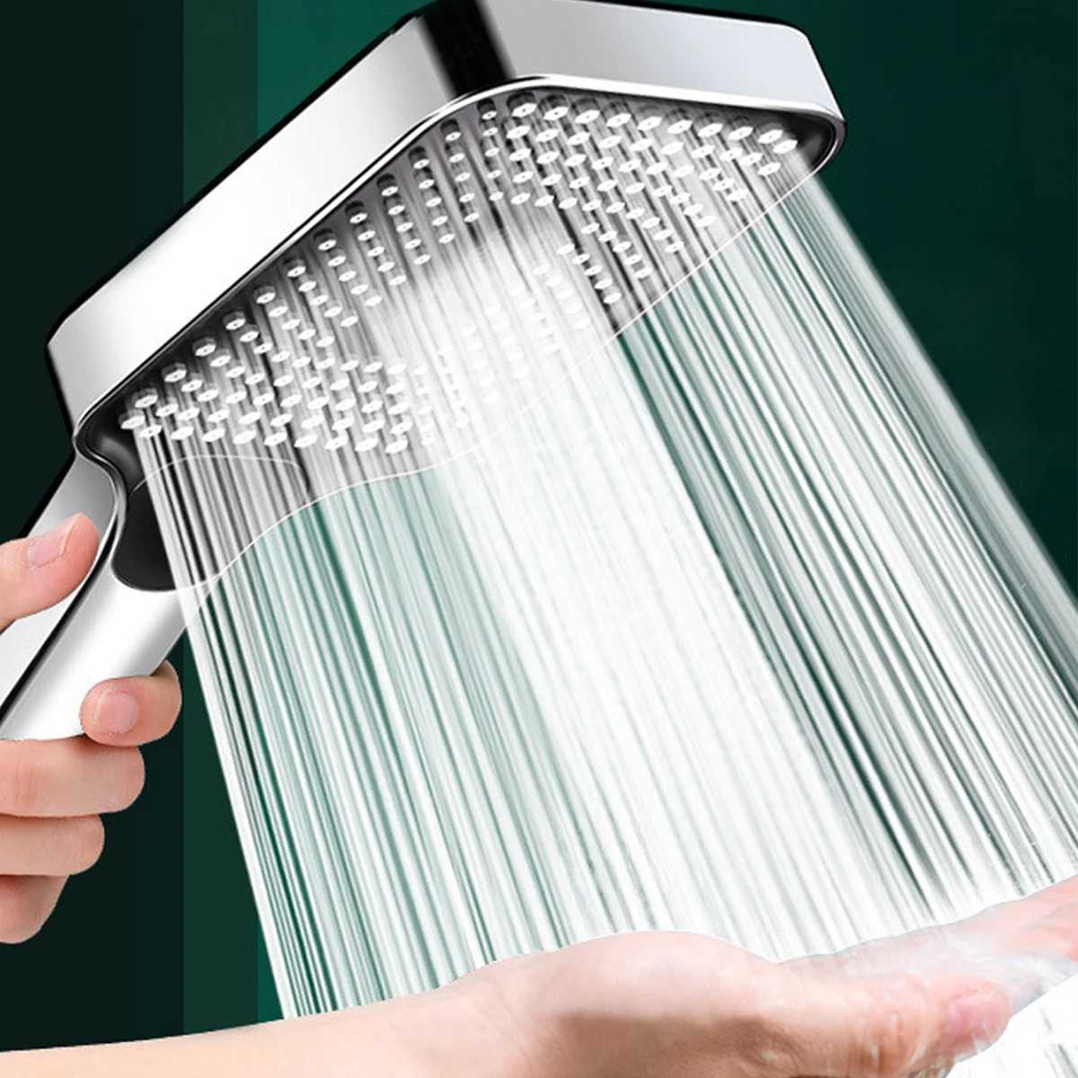 Łazienka głowice prysznicowe doładowanie wysokiego ciśnienia głowice prysznicowe 3 tryby regulowane wodę oszczędność prysznica rozpylacza wodne akcesoria do masażu akcesoria