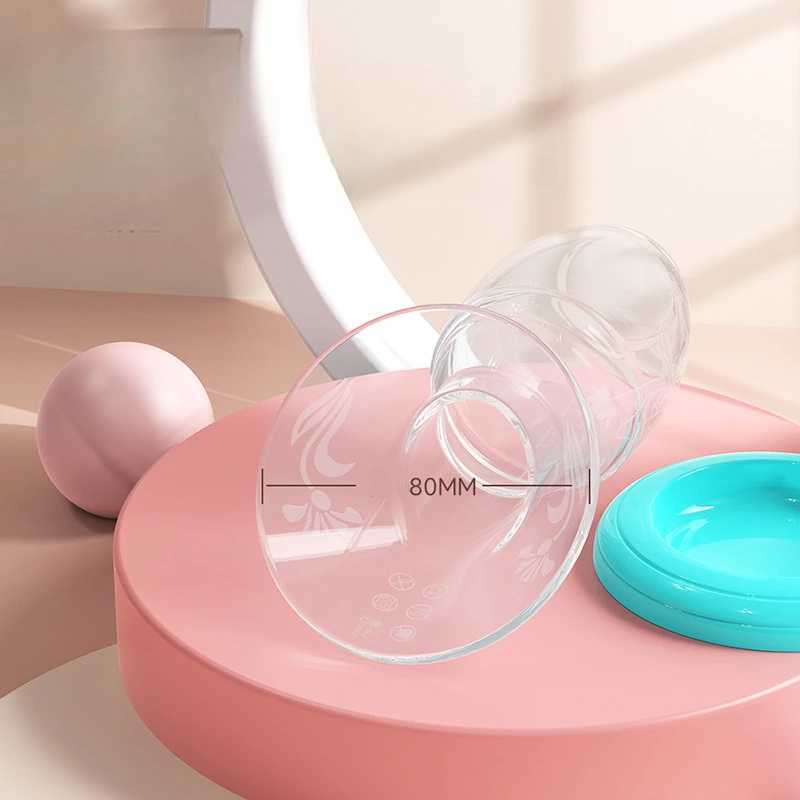 Breastpumps New Baby Feeding Manual Breast Pump Companion Breast Collector Automatic Calibration Breast Milk Silicone Pump Pregnant Womens Products 240424