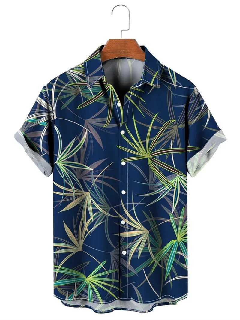 Men's Casual Shirts Music Note Hawaiian Shirts 2023 Summer 3D Printed Vacation Beach Shirts Casual Vintage Clothes Women Lapel Blouse Plain Shirt 240424