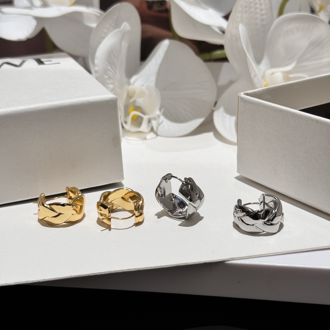 Niski Anagram AAA Kolczyki Luxury Fine Jewelry Designer Brand Logo Koptowane Kolczyki Złota Projektantek dla kobiet
