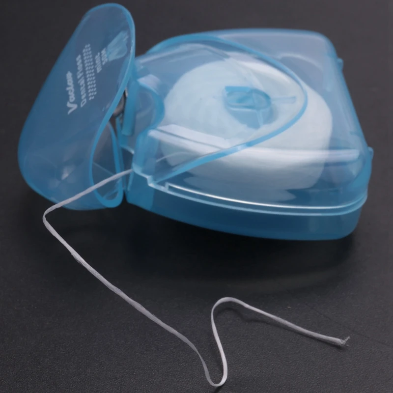 Toothbrush 10X Vaclav Wire Floss 50 Meter 54 Yard Wire Floss Mint Flavor Floss Pick Flosser Brush Tooth Pick