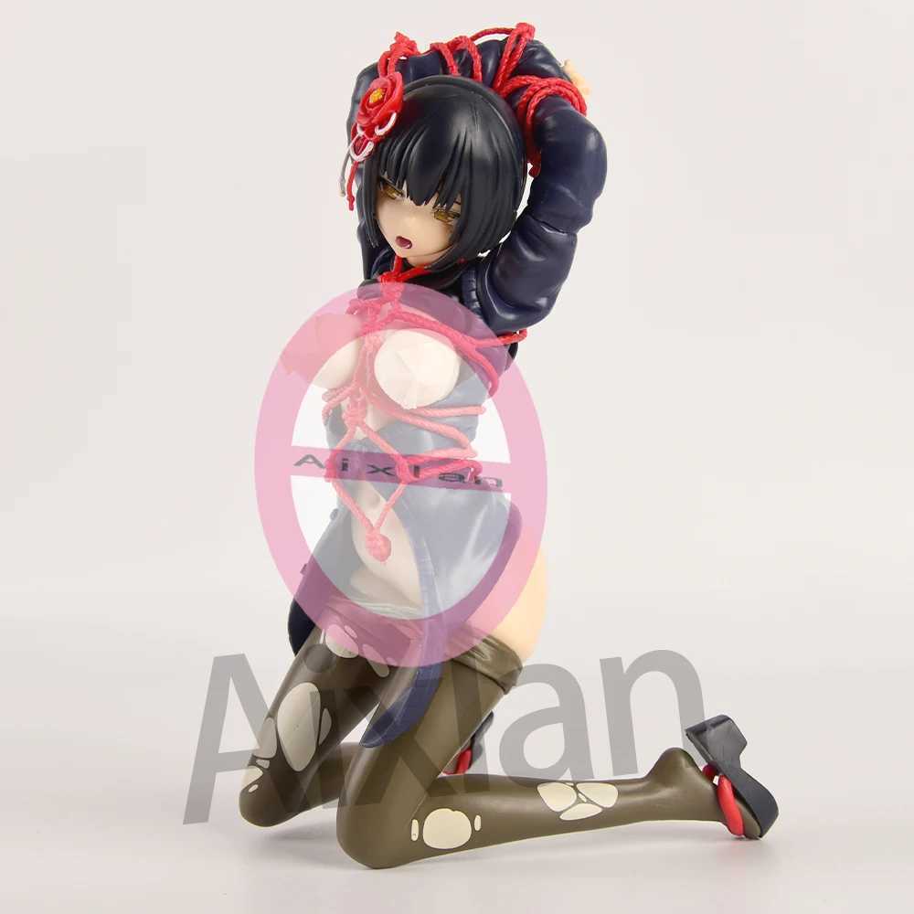 Action Toy Figures 18cm Tokyo Necro Anime Figure SUICIDIO Sayo Takanashi PVC Action Figure Sexy Girl Figurine Collectible Model Toys Kid Gift Y24042532CN