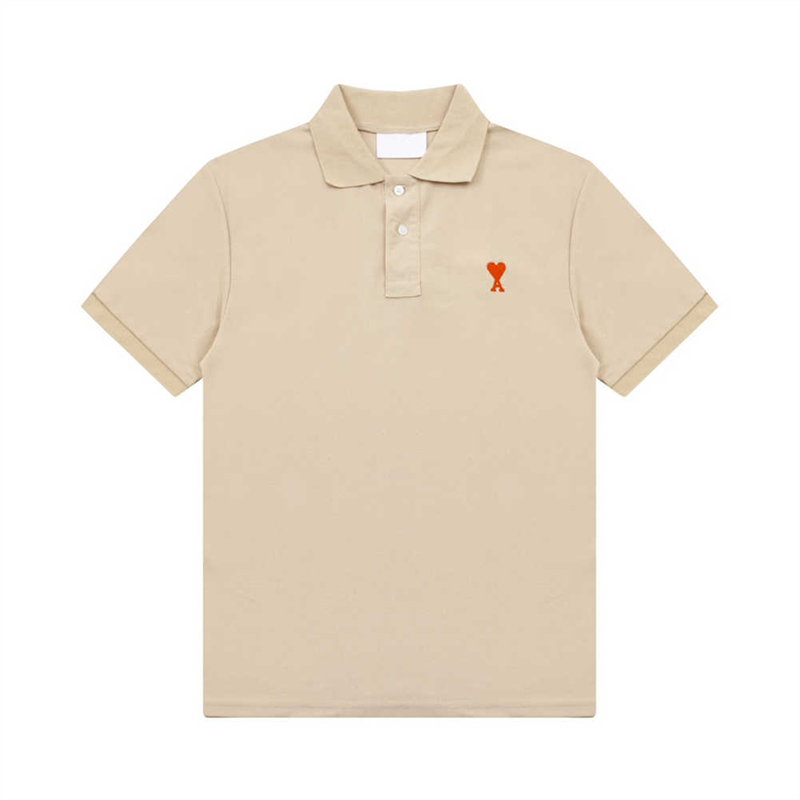 Premium varumärke Little Love broderad polo skjorta mäns polo skjorta designer randig stående broderad nallebjörn krage bomullsmode för män och kvinnor-xl