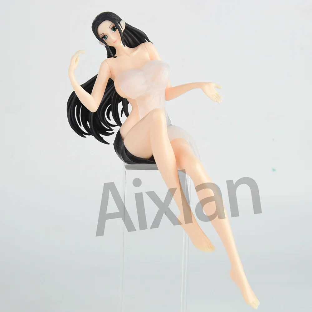 Action Toy Figures Aixlan 25cm Anime Figure Boa Hancock PVC Action Figure Boa Marigold Sexy Girl Figurine Collectible Model Toys Kid Gift Y240425ILJW