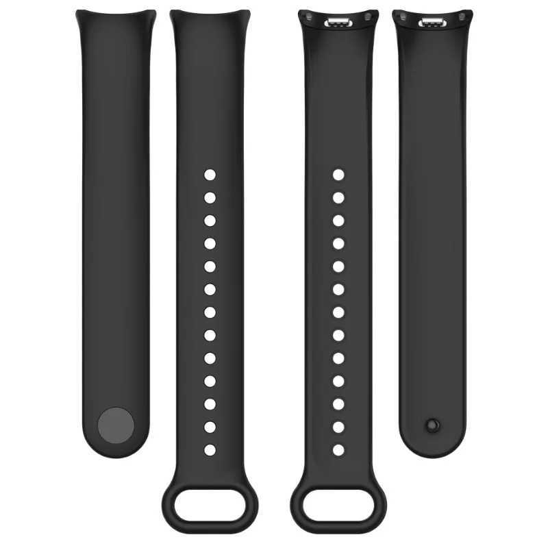 Titta på band Silikonrem som är lämplig för Mi Band 8 Xiaomi 8 NFC Armband Sports Rem Ersättnings Smartwatch -rem Xiaomi 8 Rem 240424