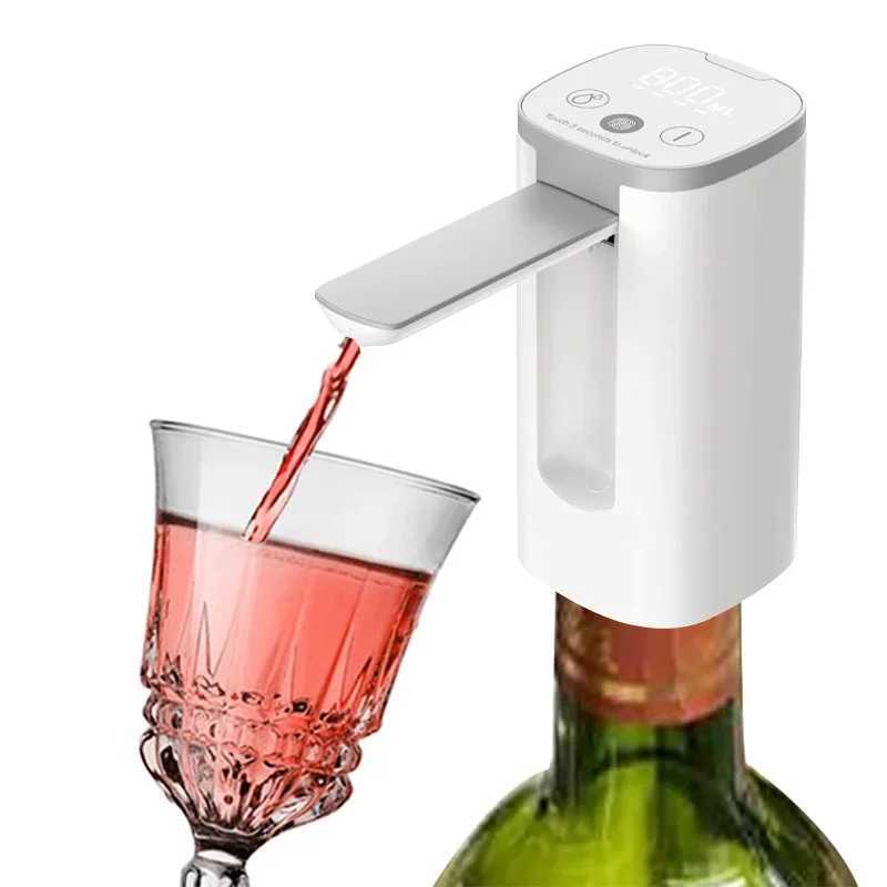 1LJ0 Bar Tools Electric Wine Air Distributeur Pompe de vin pliable Pumpe de whisky professionnel A réglable Fast Wine Ferming Machine Extracteur de vin 240426