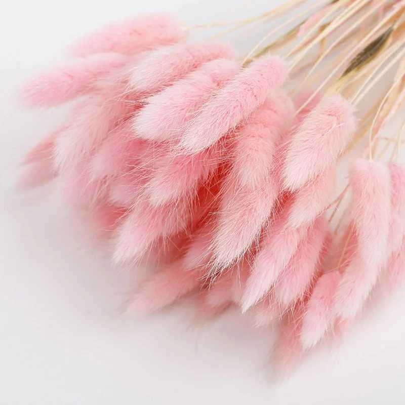 Dried Flowers Dry Flowers Bouquet Colorful Rabbit Tail Grass Dried Flowers DIY Home Wedding Garden Decoration Party Supplies