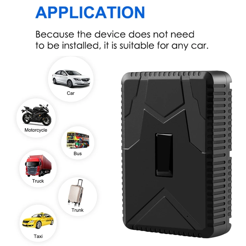 Electronics R2LB GPS Tracker voor auto motorfiets waterdichte Loctor Finder Strong Magnetic 10000MAH120 dagen lang standby TK915