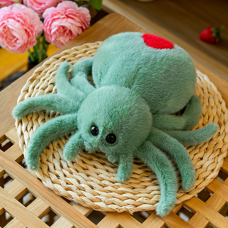 Hot selling cross-border Lucas simulation spider plush toy cloth doll doll festival atmosphere prank small gift