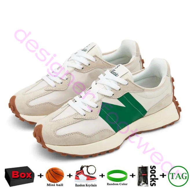 2024 avec boîte décontractée Designer 327 Chaussures de course Men Femmes Moonbeam Casablanca Cream Green Royal Blue Leopard Print 327s Sneakers Jogging Randonnée Mentils Sports Trainers