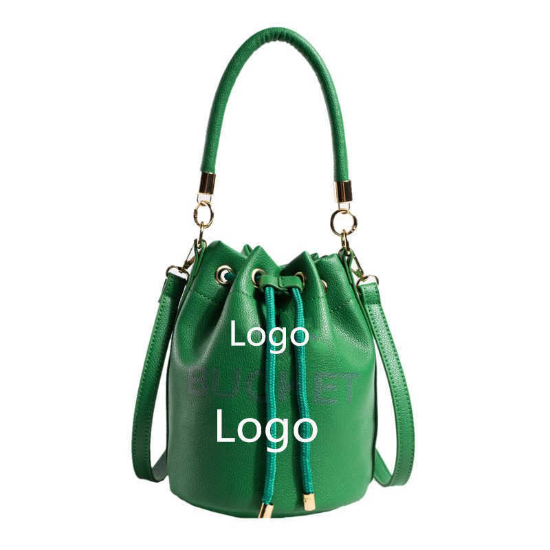 Luxe ontwerper Miozj Bucket Bag Dames Nieuwe gepersonaliseerde tekenreeks Bucket Bag Fashion Crossbody Bags