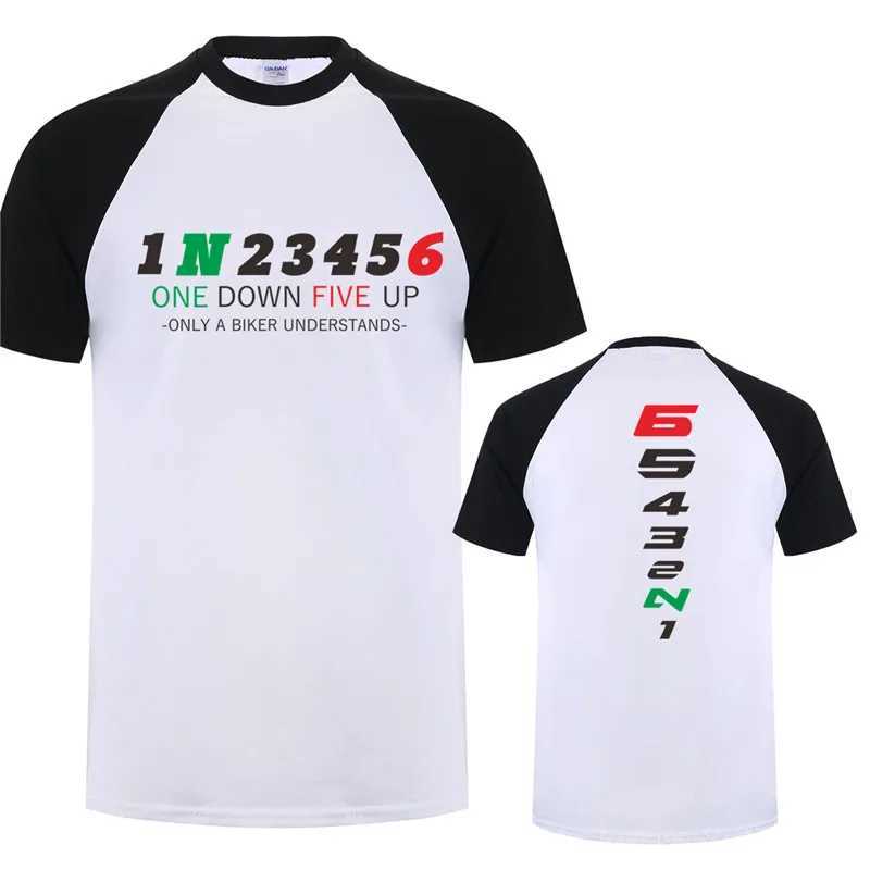 T-shirts masculins 1N23456 Un seul cycliste comprend les t-shirts de moto t-shirts imprimés T-shirts JL-153 J240426