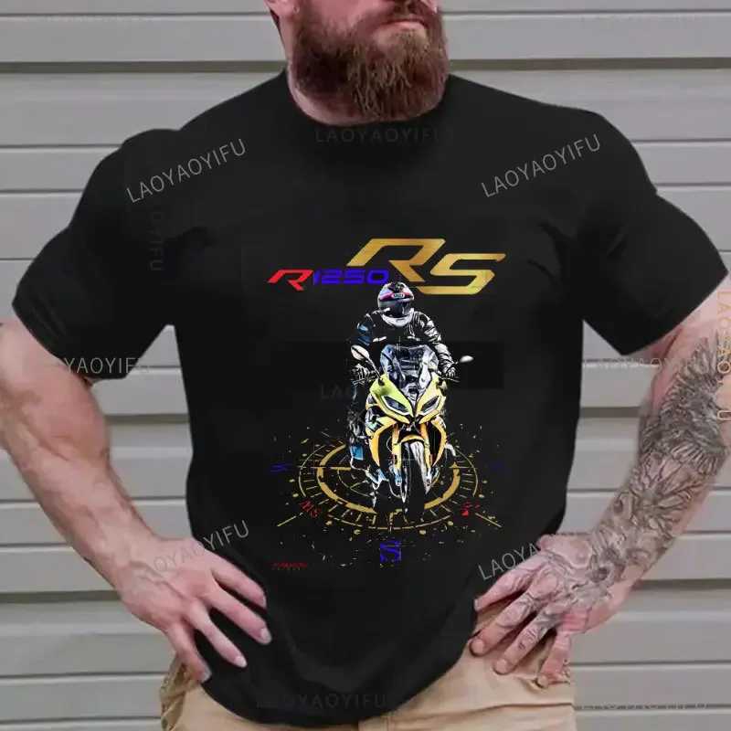 T-shirts masculins mode R1200GS MOTORCYCYLE ADVENTION RT1200 R1200RT R1200 FANTS COTTON Tshirt Iam A GS Overlander Ride Adventure Travel T-shirt T240425