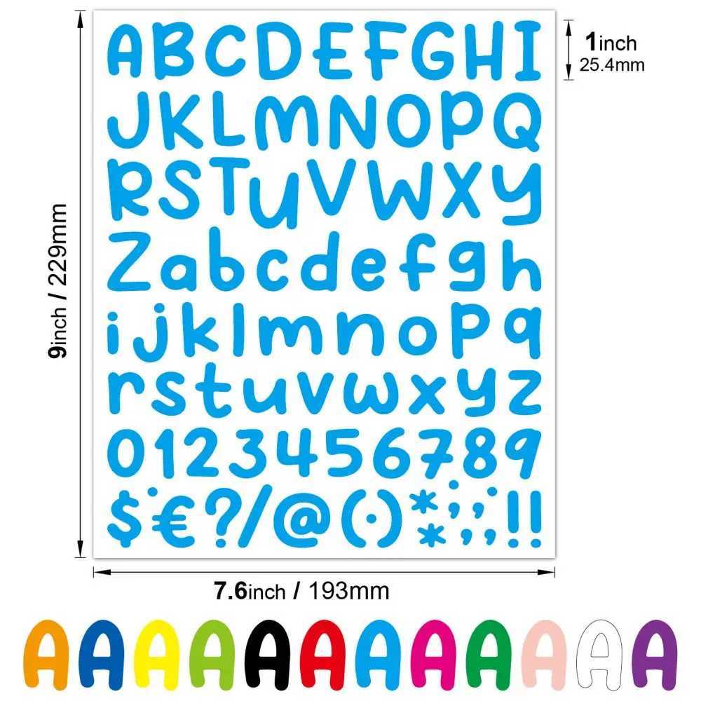 Tattoo Transfer 2st 26 Alphabet A-Z Cartoon Planner Stickers Waterproof Colorful Creative DIY Letter Number Sticker for Kids Cup Laptop 240427