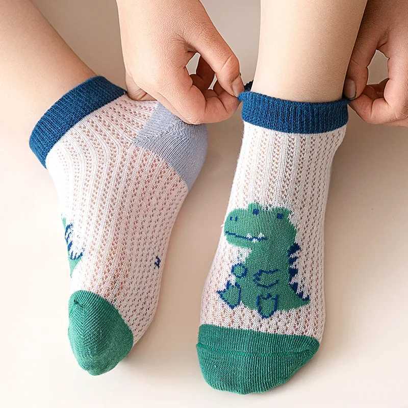 Chaussettes pour enfants es / enfants chaussettes en coton mignonnes bébé bébé fille fille adolescents ultraHin Mesh décontracté doux pour 1 à 10 ans