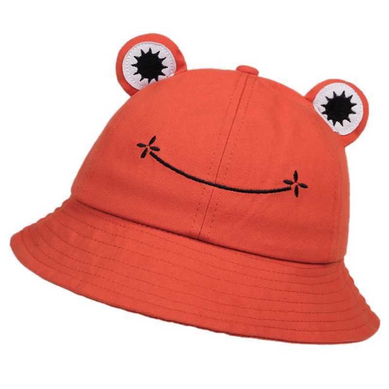 Chapeaux à bord large chapeau seau de grenouille mignon seau chapeau de seau pour femmes